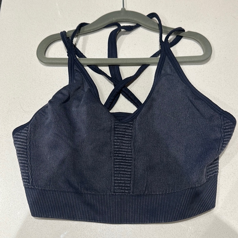 Blue fabletics bralette